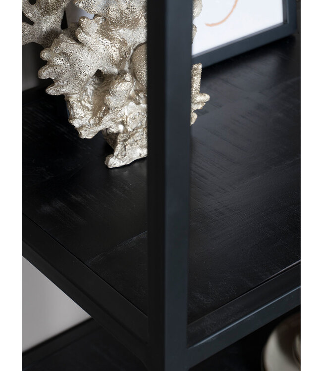 Rootsmann Fächerschrank Moos Breit | Schwarz