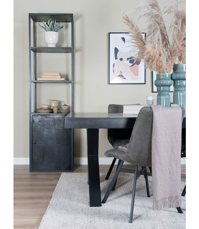 Rootsmann Fächerschrank Cil Tür Schmall | Schwarz