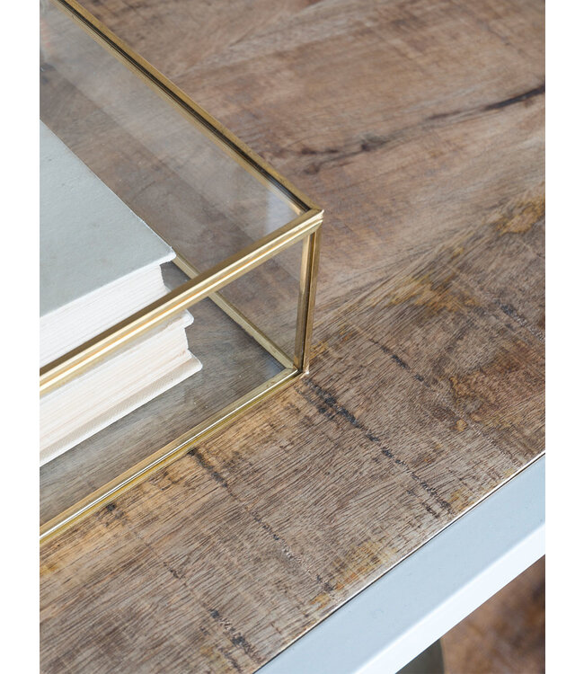 Rootsmann Fächerschrank Moos Holz Breit | Weiß