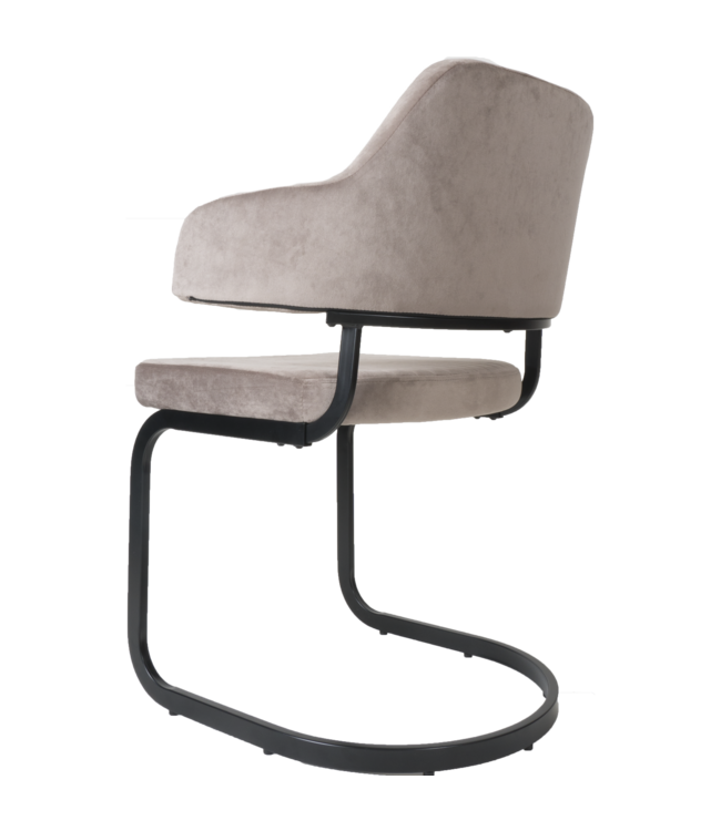 Rootsmann Esszimmerstuhl Tess Samt | Taupe