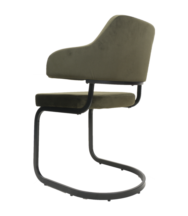 Rootsmann Esszimmerstuhl Tess Samt | Grün