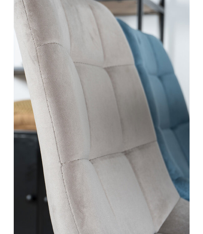 Rootsmann Esszimmerstuhl Julia Samt | Taupe