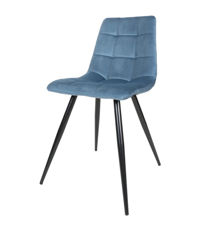 Rootsmann Esszimmerstuhl Julia Samt | Blau