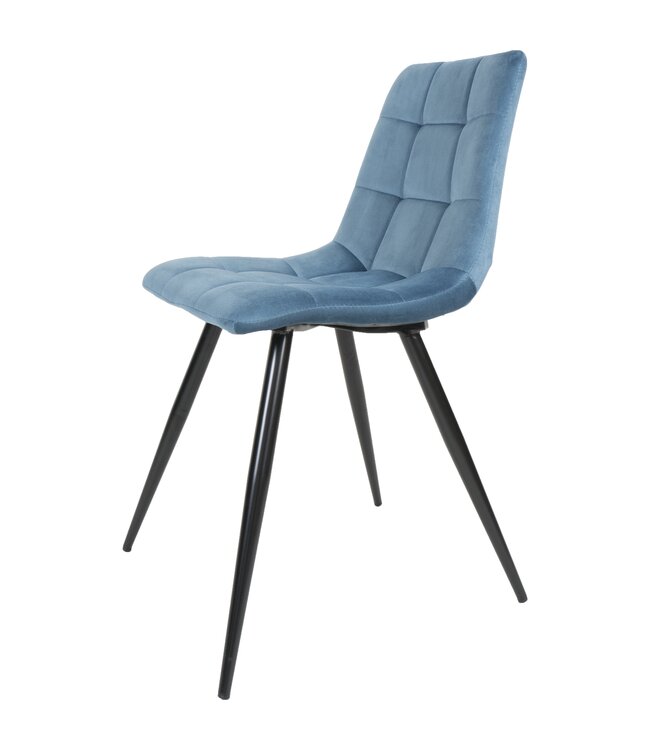 Rootsmann Esszimmerstuhl Julia Samt | Blau