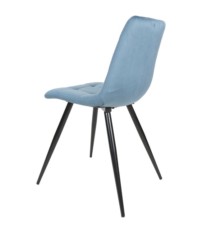 Rootsmann Esszimmerstuhl Julia Samt | Blau