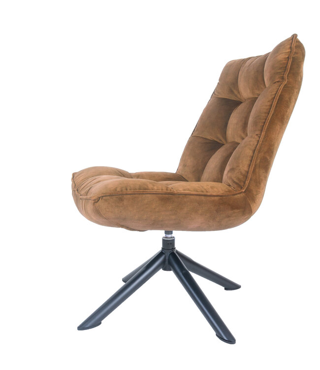 Rootsmann Sessel Rik Adore Samt | Braun