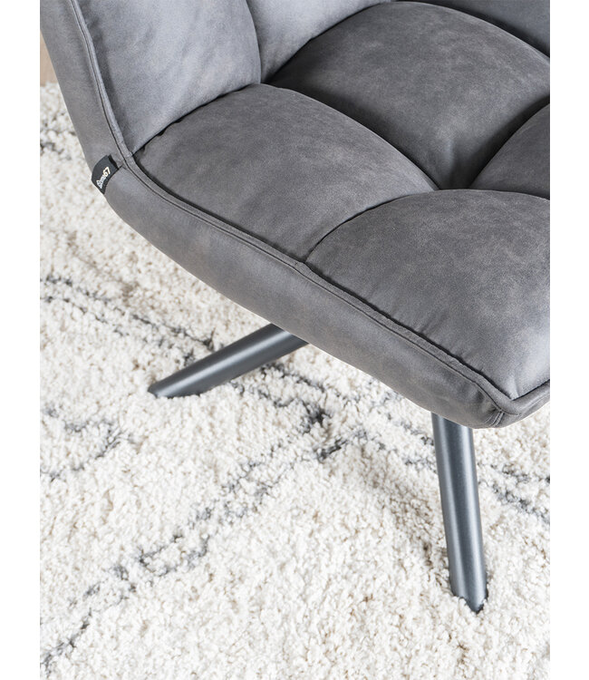 Rootsmann Sessel Rik Cowboy | Grau