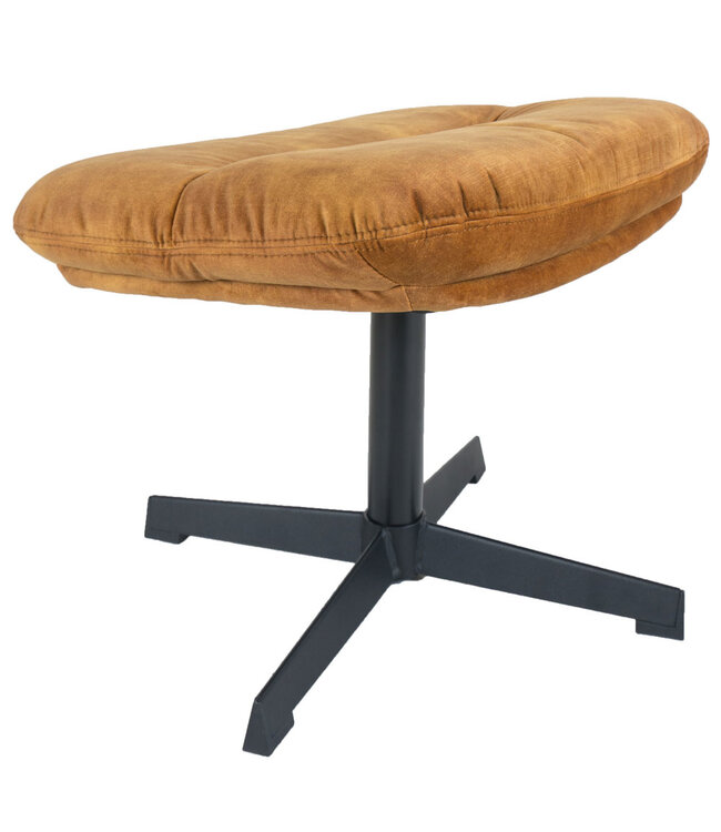 Rootsmann Hocker Rick Adore Samt | Gold