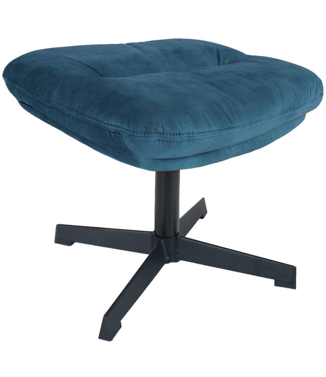 Rootsmann Hocker Rik Adore Samt | Blau