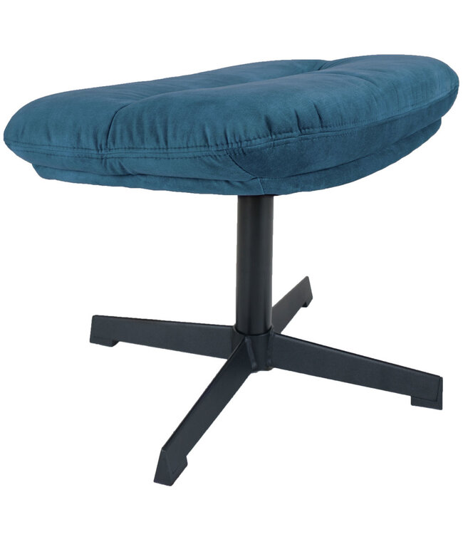 Rootsmann Hocker Rik Adore Samt | Blau