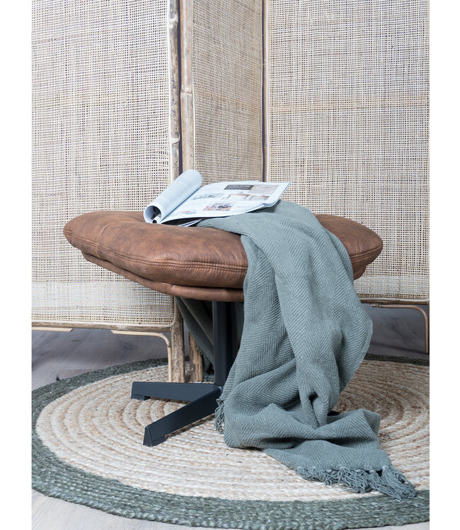 Rootsmann Hocker Rik Cowboy | Braun