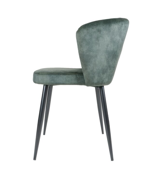 Rootsmann Esszimmerstuhl Anna Samt | Grün