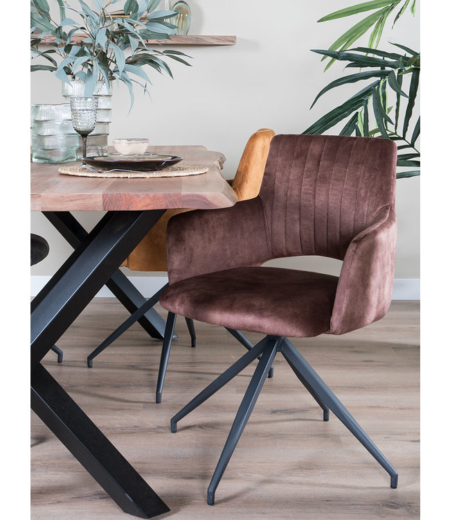 Rootsmann Esszimmerstuhl Emma | Rostbraun