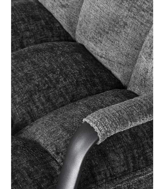 Rootsmann Sessel Rik mit Armlehne Fusion | Dunkelgrau