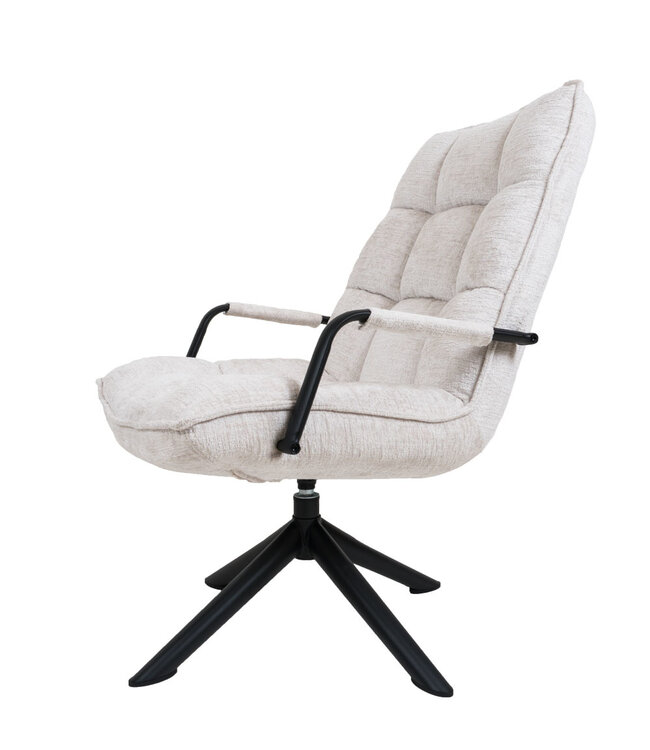 Rootsmann Sessel Rik mit Armlehne Fusion | Weiß