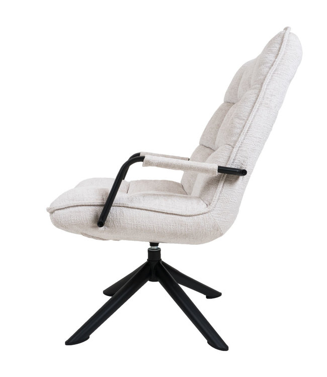 Rootsmann Sessel Rik mit Armlehne Fusion | Weiß