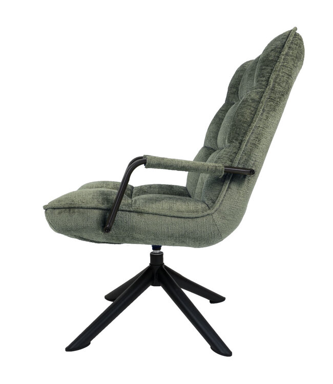 Rootsmann Sessel Rik mit Armlehne Fusion | Grün