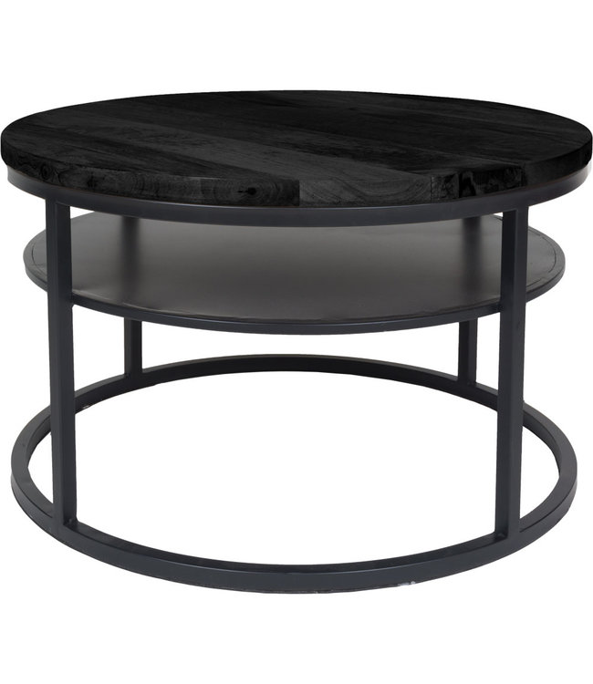 Rootsmann Couchtisch Danique Rund 70 | Schwarz