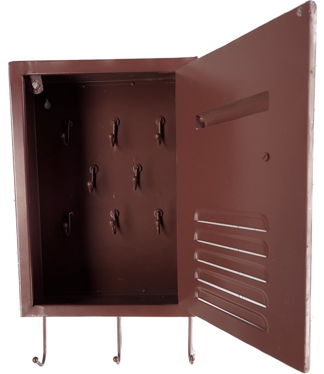 Rootsmann Retro Schlüsselschrank 2.0 | Burgunder