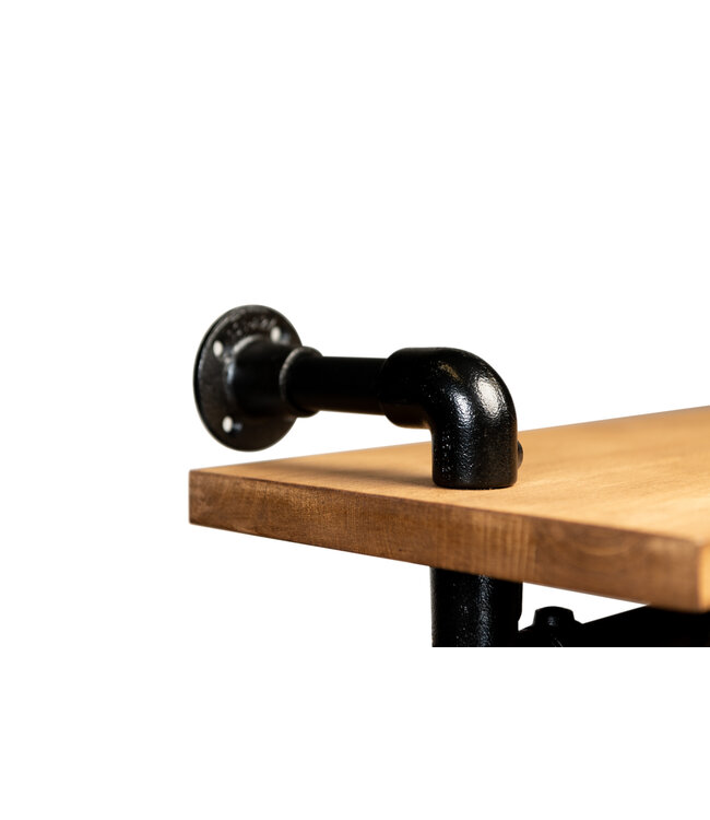 Rootsmann Wandgarderobe Gerüstrohr S | Braun