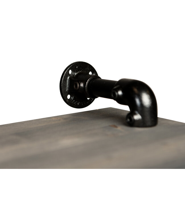 Rootsmann Wandgarderobe Gerüstrohr S | Schwarz