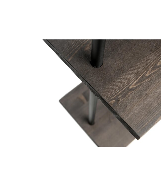 Rootsmann Wandgarderobe Gerüstrohr XL | Schwarz