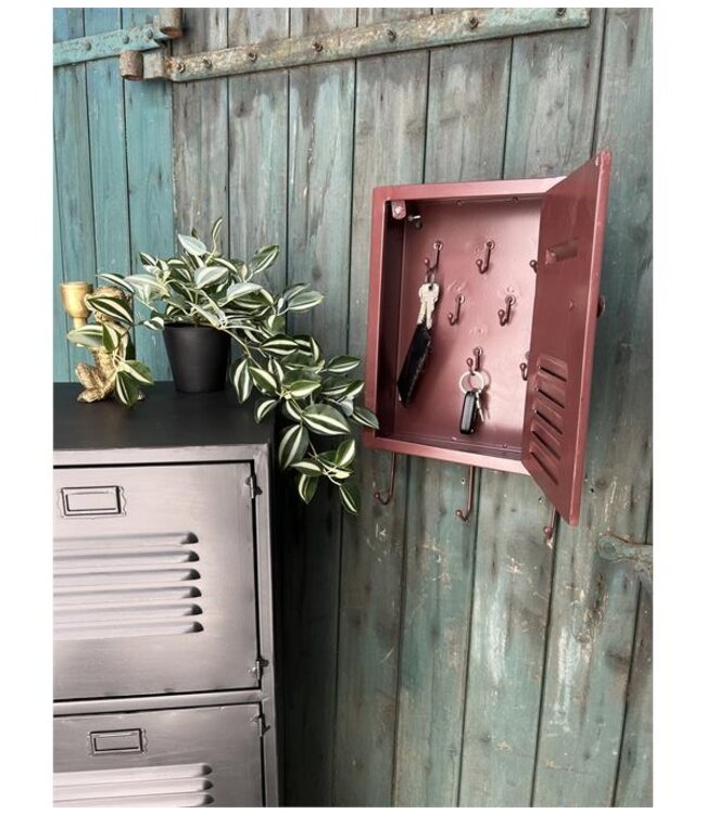 Rootsmann Retro Schlüsselschrank 2.0 | Burgunder
