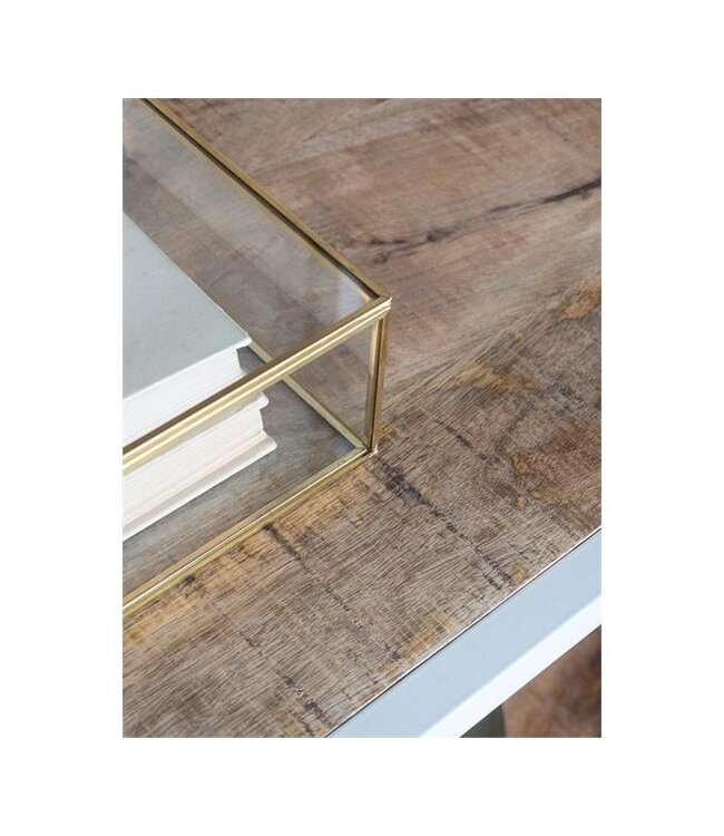 Rootsmann Fächerschrank Moos Holz Hoch | Weiß