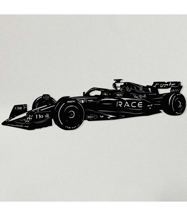 Rootsmann Formel 1 Rennwagen Wanddekoration | Schwarz