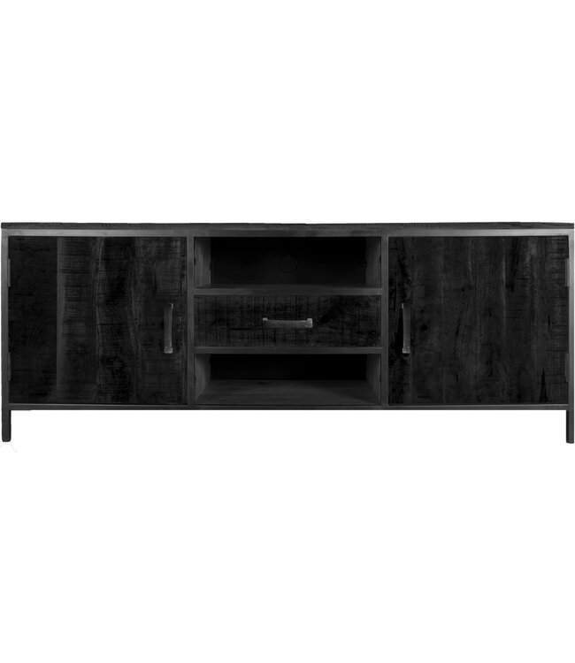 Rootsmann TV-Möbel Luuk 160 | Schwarz