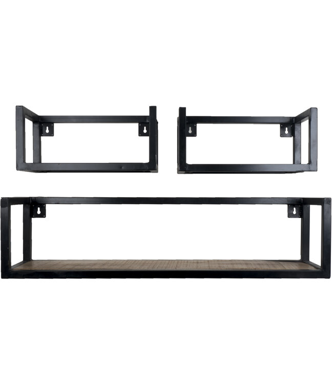 Rootsmann Wandregal Vintage - 3er Set Klein