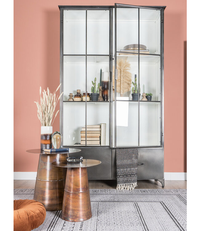 Rootsmann Couchtisch Comterra - 49 x 49 cm - Copper