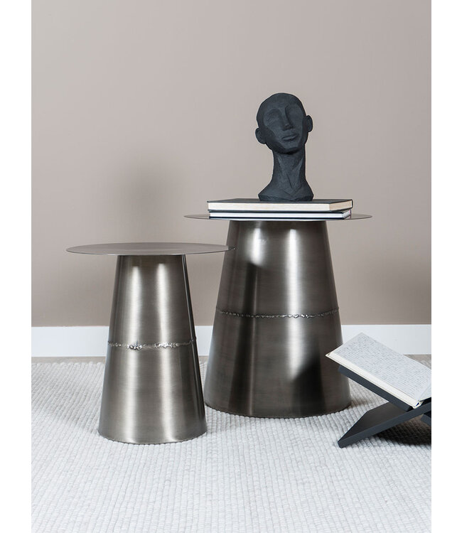 Rootsmann Couchtisch Comterra - 49 x 49 cm - Zink