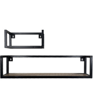 Rootsmann Wandregal Vintage - 2er Set Klein