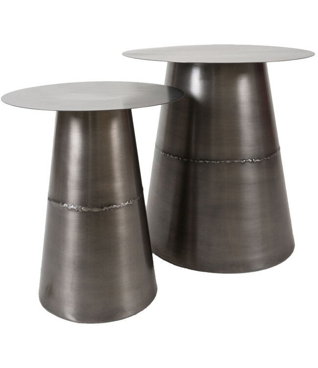 Rootsmann Couchtisch Comterra - Satz von 2 - Zink