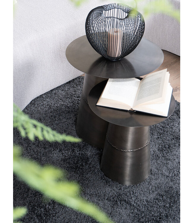 Rootsmann Couchtisch Comterra - Satz von 2 - Zink