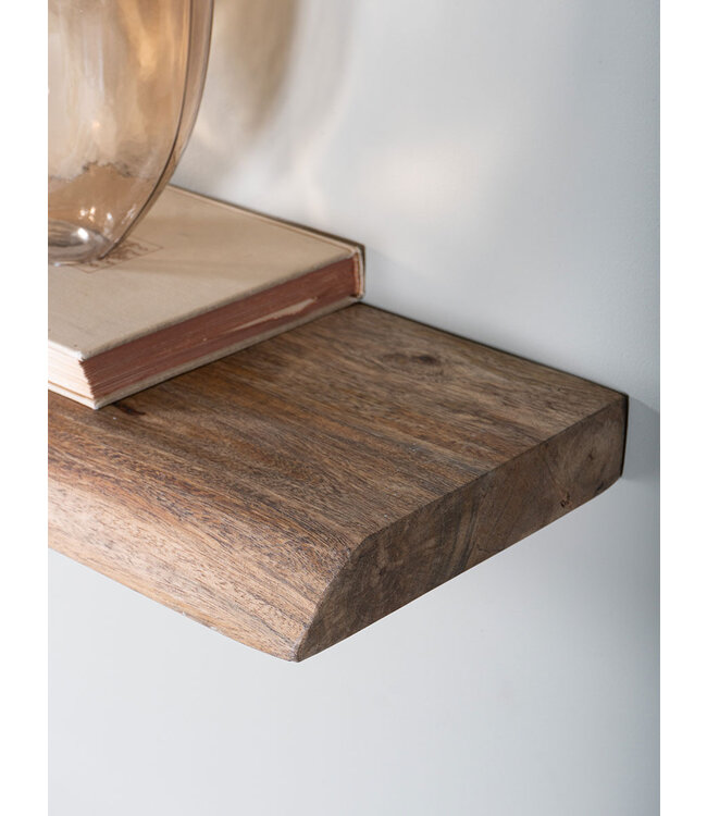 Rootsmann Wandregal Pure Mango Holz 140 cm