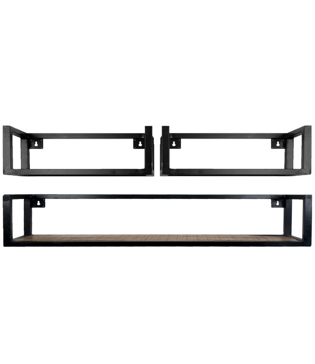 Rootsmann Wandregal Vintage - 3er Set Groß