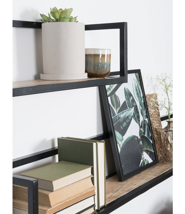 Rootsmann Wandregal Vintage - 3er Set Groß