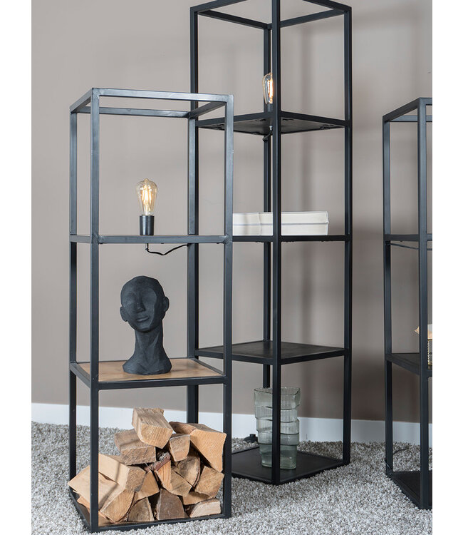 Rootsmann Stehleuchte Vintage 160 cm | Schwarz