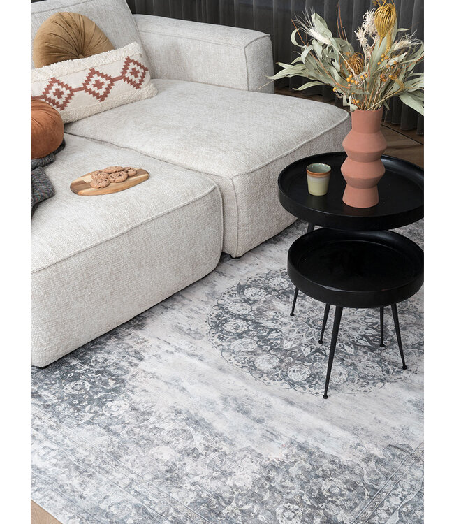 Rootsmann Couchtisch Sarno Schwarz 40 x 40 cm