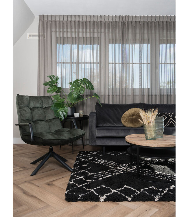 Rootsmann Couchtisch Sarno Schwarz 60 x 60 cm
