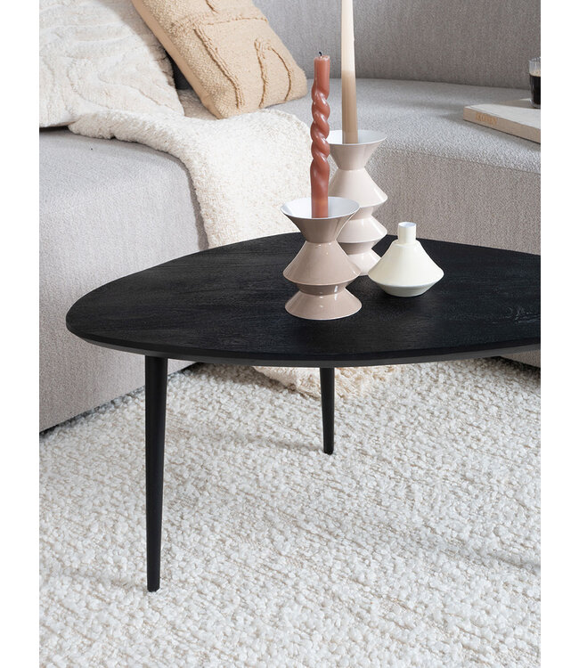 Rootsmann Couchtisch Manon Schwarz 80 x 50 cm