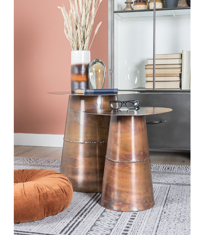 Rootsmann Couchtisch Comterra - Satz von 2 - Copper