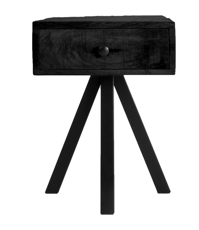 Rootsmann Nachttisch | Schwarz