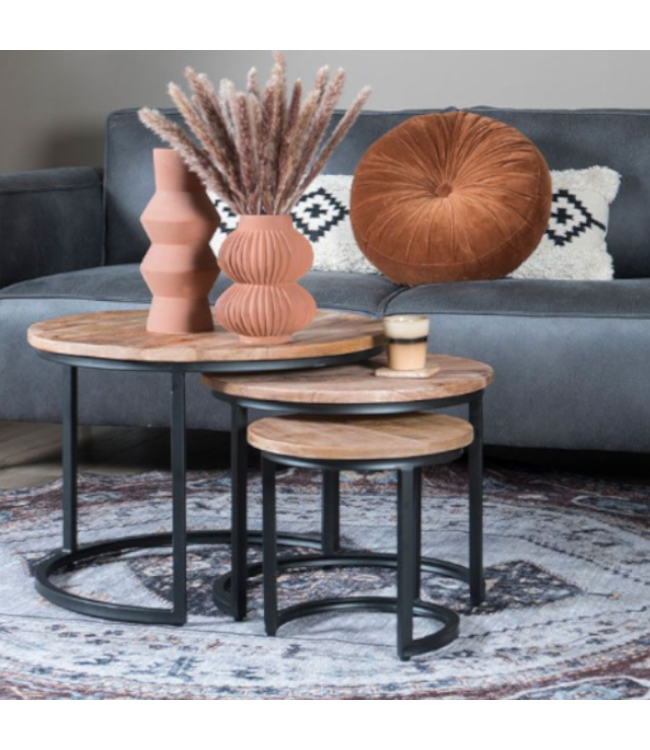 Rootsmann 3 Couchtische | Braun