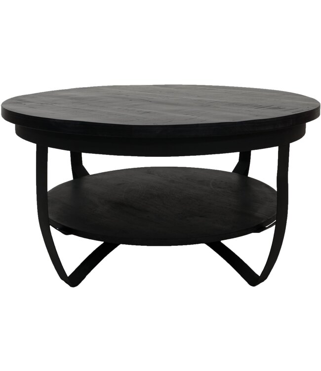 Rootsmann Couchtisch Cilamon Schwarz - 90 cm