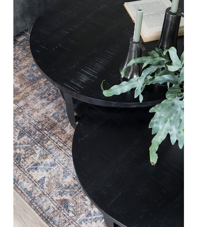 Rootsmann Couchtisch Cilamon Schwarz - 90 cm