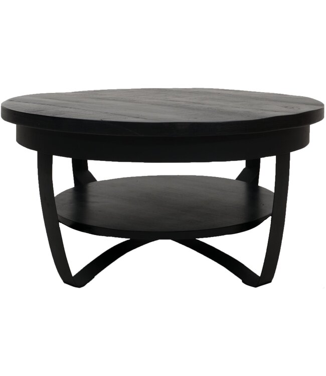 Rootsmann Couchtisch Colamon Schwarz - 70 cm