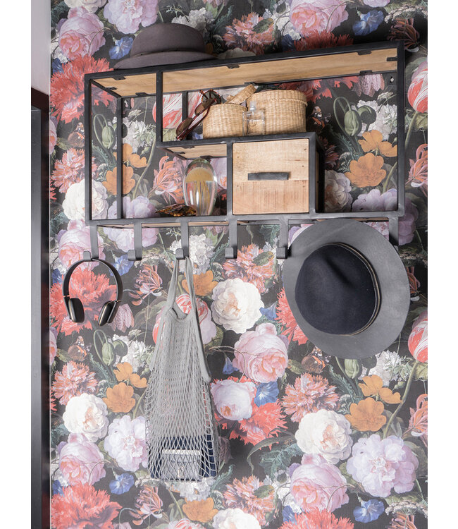 Rootsmann Wandregal Garderobe Moos Mittel | Braun